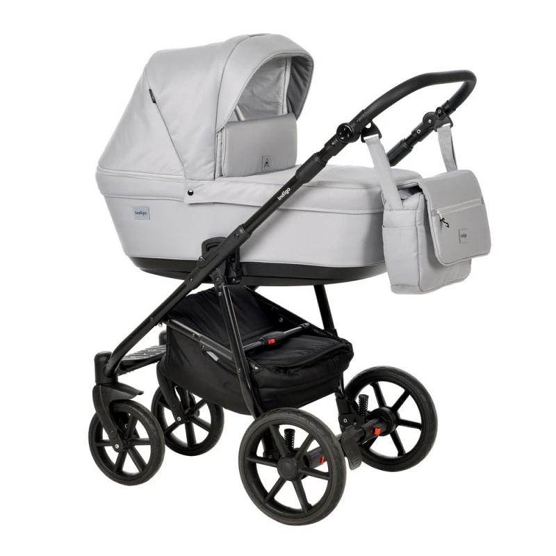 Бебешка количка Baby Giggle, Broco, 2в1, 04 Светлосив